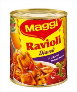 Dosen Ravioli von Maggi bein Amazon online kaufen. 