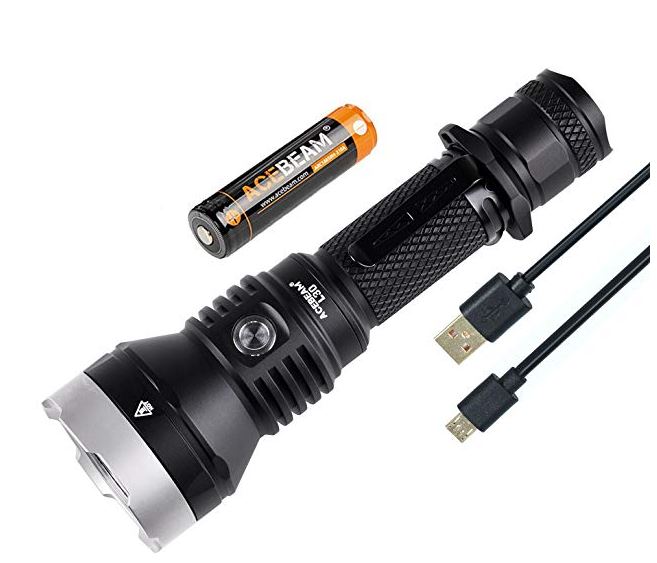 taktische, militärische 4000 Lumen Taschenlampe Acebeam L30 II LED