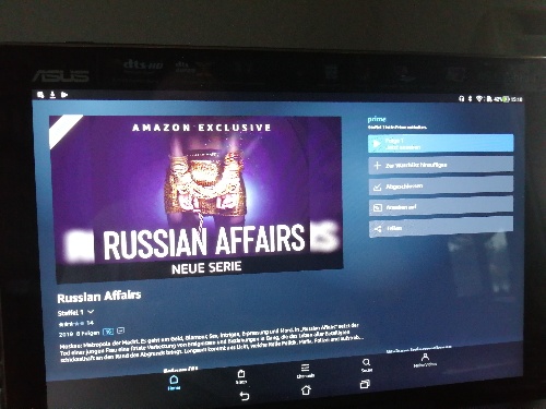 Amazon Serie Russian affairs